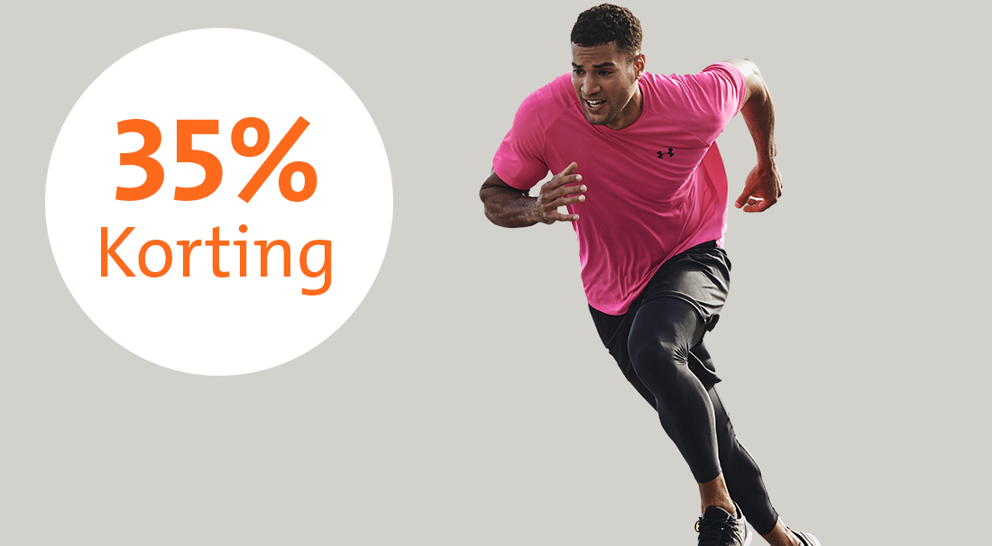 Bestel sportkleding met 35% korting